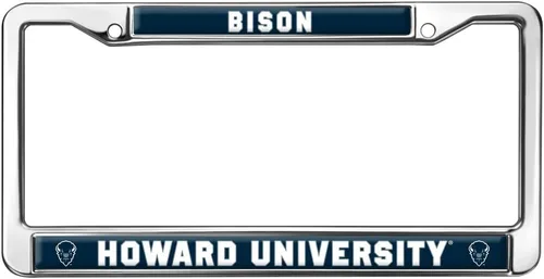 Vista 64 de Texas A&M University - Texarkana Mascot - Marco de metal estándar para placa de matrícula de tamaño completo