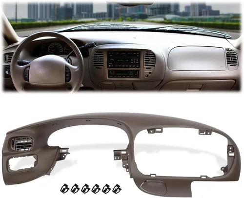 Vista 21 de G-PLUS Borde de bisel del clúster de indicadores Capucha Compatible con Mazda Miata 1990-1993 Reemplazo de bisel del tablero para NA01-55-420B-00
