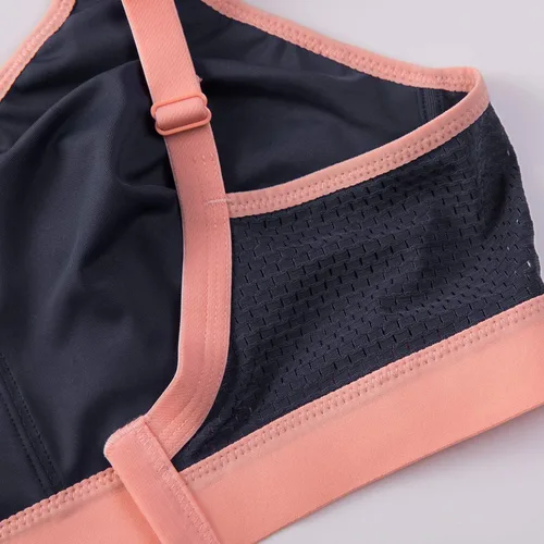 Vista 4 de SYROKAN Womens Sports Bra Wireless Comfort High Impact Support Bounce Control Plus Size Workout Bra