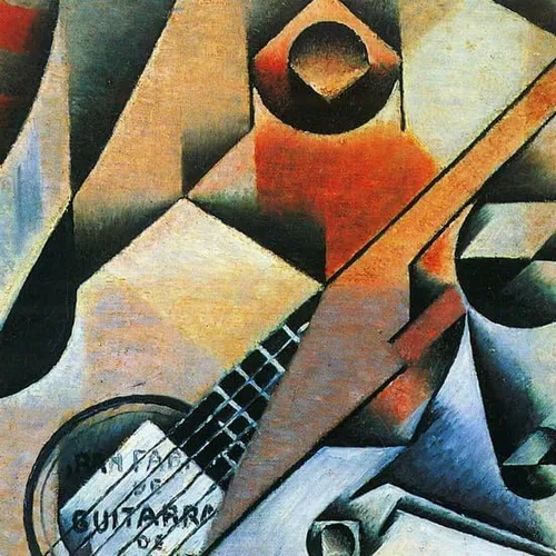 Vista 3 de CafePress Juan Gris Guitar and Glasses 250 Piece Jigsaw Puzzle