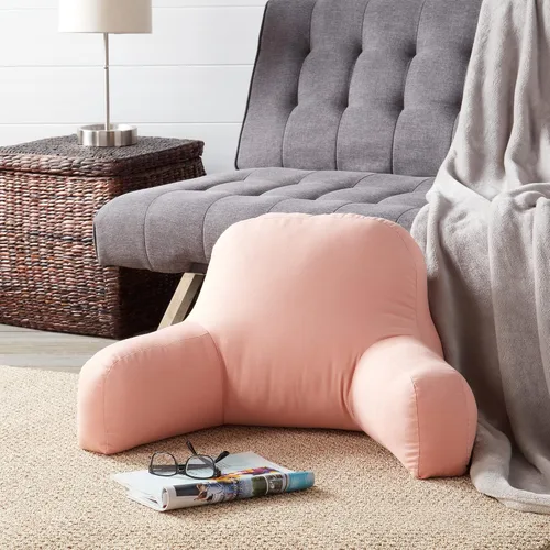 Vista 2 de Greendale Home Fashions Cotton Duck Junior - Almohada para reposo en cama, color rubor