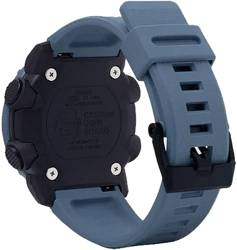 Vista 3 de Casio G-Shock GA2000SU-2A - Reloj analógico digital de resina de carbono azul camuflaje, Azul