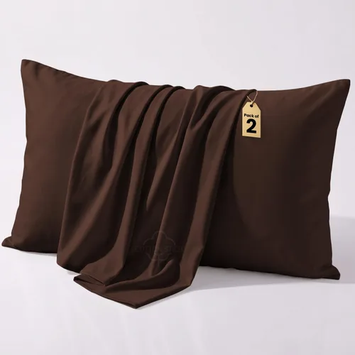 Vista 16 de COTTON STICH Juego de 2 fundas de almohada para niños pequeños, mini fundas de almohada de algodón de 600 hilos, fundas de almohada suaves y ligeras