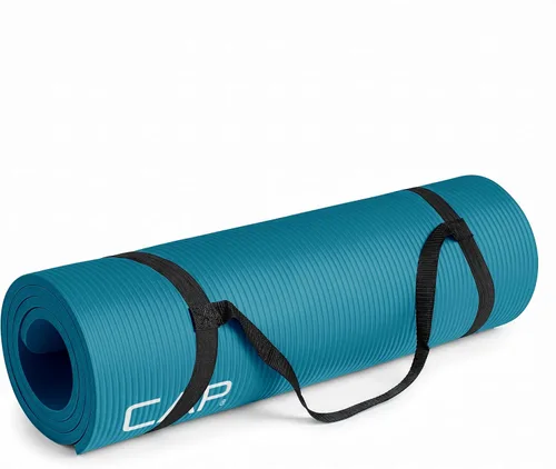 Vista 17 de CAP Barbell Colchoneta de yoga y ejercicio de alta densidad de 1/2 pulgada con correa Múltiples opciones