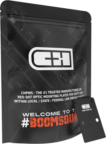Vista 5 de C+H Placa adaptadora de óptica de precisión para SIG P320 RX/Pro Series con Romeo 1 Pro Optic Ready Cut y Trijicon RMR/SRO/RCR, Holosun