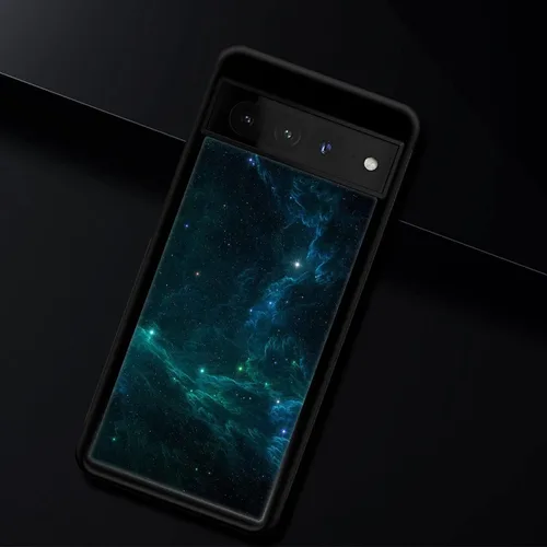 Vista 7 de CARLOCA Funda compatible con Google Pixel 7 Pro, increíble diseño de patrón de luz espacial nebulosa para niñas y niños, a prueba de golpes