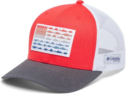 Vista 136 de Columbia Gorra de Béisbol de Malla con Logotipo PFG Unisex para Adultos