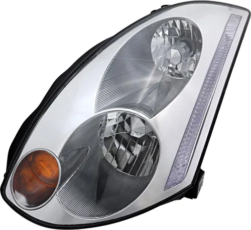 Vista 8 de Para Infiniti G35 Coupé faro lámpara 2003 2004 2005 HID pasajero lado derecho HID Passenger Right Side