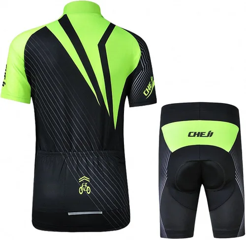 Vista 2 de Ateid Big Boys Cycling Jersey Set Short Sleeve with 3D Padded Shorts