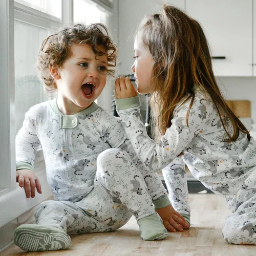 Vista 3 de Burts Bees - Conjunto de pijama para bebé camiseta y pantalón de 2 piezas 100 algodón orgánico