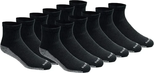 Vista 23 de Dickies Calcetines Dri-Tech para hombre con control de humedad, disponibles en tallas M-XXL (6, 12, 18 pares)