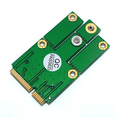 Vista 4 de M. 2 NGFF Key B a Mini PCI-E adaptador con ranura para tarjeta SIM para módulo a placa base Mini PCI-E