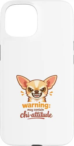 Vista 6 de Chihuahua Attitude Warning - Carcasa para iPhone XR