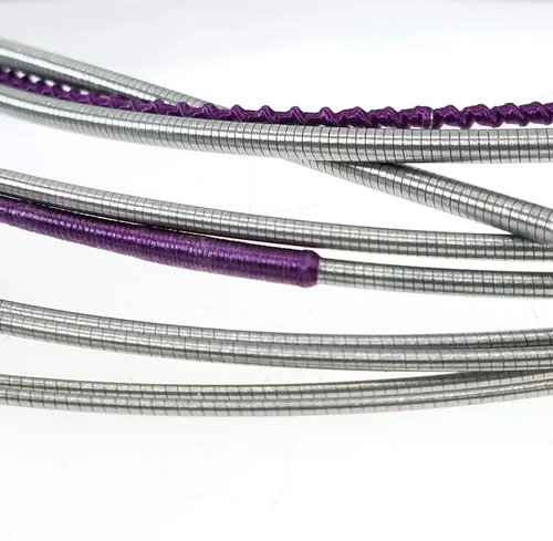 Vista 3 de GHS Strings, Bajos de precisión de 5 cuerdas, de acero inoxidable, bobinado de 37.25 pulgadas, mediano (45-126) (M3050-5)