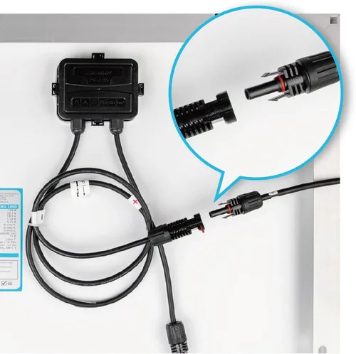 Vista 3 de Renogy Cable de extensión de adaptador solar de 10 pies y 10 AWG, conector