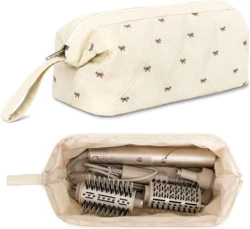Vista 18 de Bolsa de viaje acolchada para herramientas para el cabello Shark Flor azul