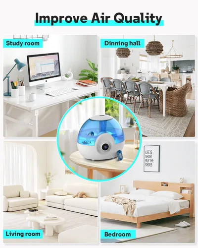 Vista 7 de Leemone - Cartucho de desmineralización compatible con humidificadores ultrasónicos HoMedics, paquete de 20 reemplazos de filtro de humidificador