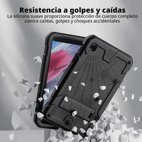 Vista 6 de TSQQST Funda Samsung Galaxy Tab A7 Lite de 8.7 pulgadas 2021 para niños Negro