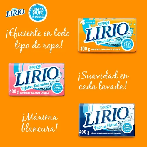 Vista 4 de Jabón de lavandería blanco - 14.1 oz, (Lirio)
