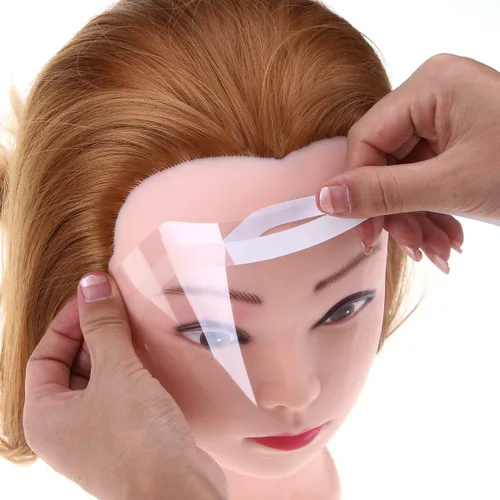 Vista 8 de Protector facial desechable transparente, para ducha, corte de pelo, laca y extensiones de pestañas, para cirugía de párpados y cejas, cuidado