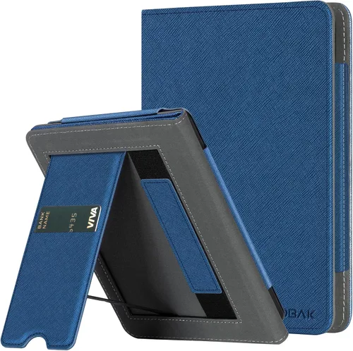 Vista 12 de CoBak Case with Stand for Kindle Paperwhite -with Auto Sleep Wake, Card Slot, Hand Strap Feature - Fits Kindle Paperwhite 11th Generation 6.8