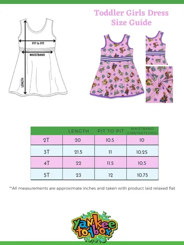 Vista 2 de Paw Patrol - Vestido ultra suave ajustado y acampanado para niñas pequeñas
