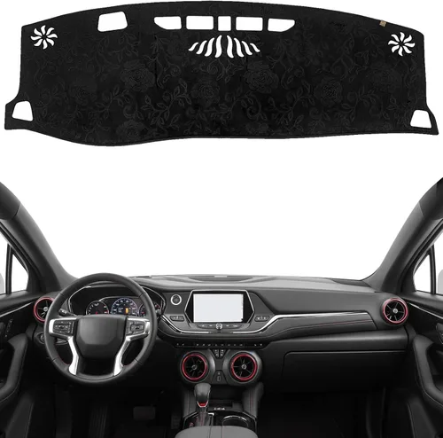 Vista 29 de Cubierta de tablero Tapete de salpicadero Compatible con Chevy Cruze 2015-2011 (para transmisión en la izquierda), Alfombra de salpicadero de coche