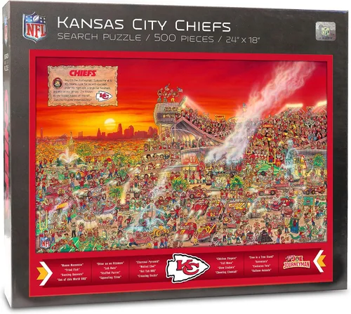 Vista 13 de YouTheFan NFL Joe Journeyman - Rompecabezas de equipo de 500 piezas de 18 x 24 pulgadas
