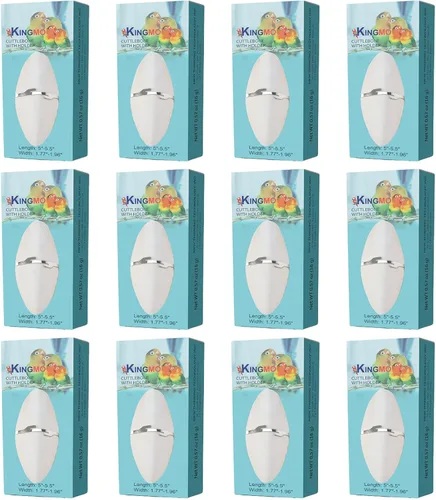 Vista 7 de Jmxu's Hueso de Sepia de 3.5"-4" pulgadas para Pájaros Periquitos, Hueso de Sepia con Clip de Metal, Hueso de Sepia para Picos Afilados, Calcio