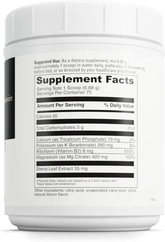 Vista 2 de DaVinci Labs - Citrato de magnesio efervescente - 75 porciones - 18.22 oz