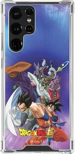 Vista 14 de Skinit Funda transparente compatible con Galaxy S23 Ultra, diseño oficial de Dragon Ball Super Goku