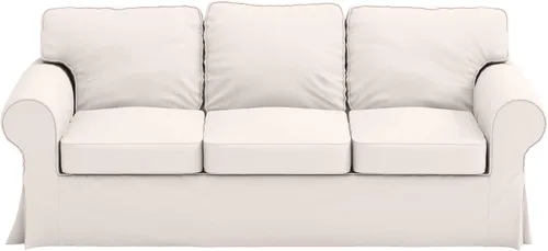 Vista 7 de La funda de sofá de repuesto es compatible con el sofá IKEA de tres plazas o el sofá Ektorp de 3 plazas. Solo funda. Funda Ektorp