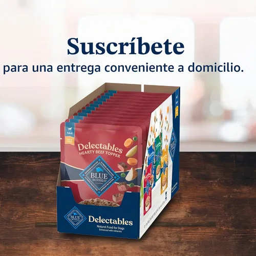 Vista 10 de Blue Buffalo Delectables - Cubrealimentos para perros sin granos de carne
