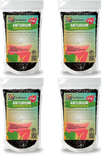 Vista 7 de Gardenera Tierra para macetas de anturio: garantiza la salud y el éxito de tus plantas - 1 cuarto de galón