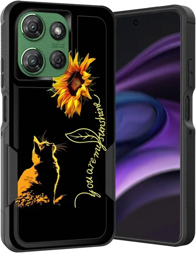 Vista 82 de para Moto G Play 4G 2024, funda de dos capas híbrida resistente y a prueba de golpes, PC duro + silicona suave protectora para Motorola Moto G Play