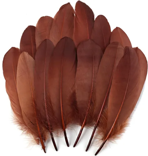 Vista 21 de THARAHT 120 plumas de ganso azul aguamarina naturales a granel de 6-8 pulgadas 5.9-7.9 in para manualidades, bricolaje, cosplay, boda, fiesta