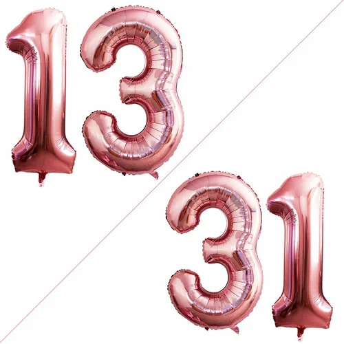 Vista 331 de Goer, conjunto de globos de papel aluminio para decoraciones de cumpleaños, globos de las letras de feliz cumpleaños y de números Oro