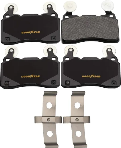 Vista 2 de Goodyear Frenos GYD1474 Pastillas de freno delanteras de cerámica de carbono para Cadillac CT6 19-16, CTS 19-14; Chevrolet Camaro 21-10, Corvette