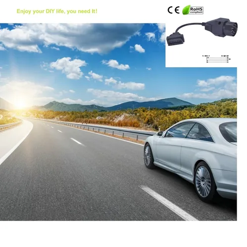 Vista 6 de 20 pin a 16 pin obd2 adaptador e36 e38 e39 al conector obd2 adaptador