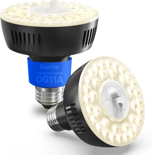 Vista 11 de Barrina Orbgrow OG11A - Bombillas de cultivo para plantas de interior, atenuación y sincronización integradas, 4000K 11W (equivalente a 100 W)