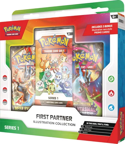Vista 3 de Pokémon TCG: Primera Colección de Ilustraciones de Socios—Serie 1