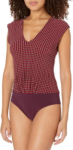 Vista 3 de Tommy Hilfiger Body sin mangas con cuello en V para mujer