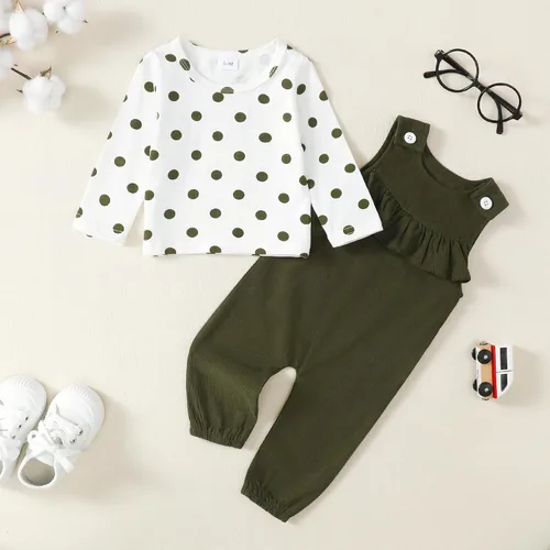 Vista 2 de Saeaby Ropa de bebé para niñas pequeñas, overol de mezclilla, overoles de mezclilla, ropa para bebés y niñas