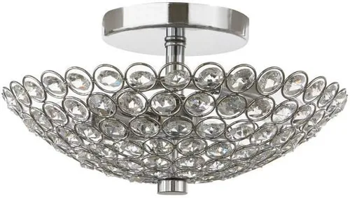 Vista 3 de Home Decorators Barclay - Soporte empotrado de 2 luces cromado y cristal