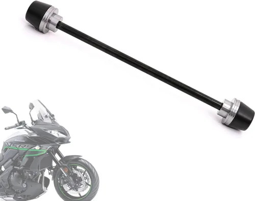 Vista 6 de MC MOTOPARTS Compatible con Z900 2017-2018 Negro Eje Rueda Delantera Horquilla Protectores Protectores Protectores de Choque