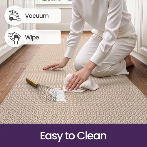 Vista 7 de DEXI Alfombrillas de cocina acolchadas antifatiga, 23 x 59 pulgadas beige (2-Beige)