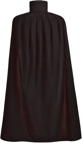 Vista 3 de yolsun Capa reversible negra y roja para adultos, disfraz de bruja de vampiro de Halloween