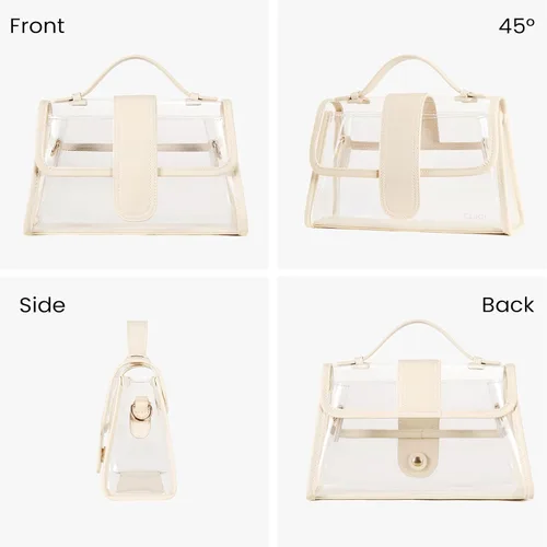 Vista 8 de CLUCI Bolsas transparentes para mujer