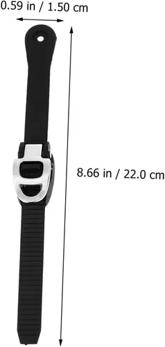 Vista 2 de 2 sets patines accesorios de correas fijas hebillas reemplazo para hombres 2 piezas* 2