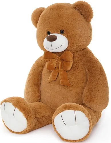 Vista 15 de Tezituo Oso de Peluche Gigante de 47 Pulgadas, Suave Animal de Peluche Grande Tamaño Real de 4 Pies, Juguete de Oso de Peluche, Regalo de San Azul